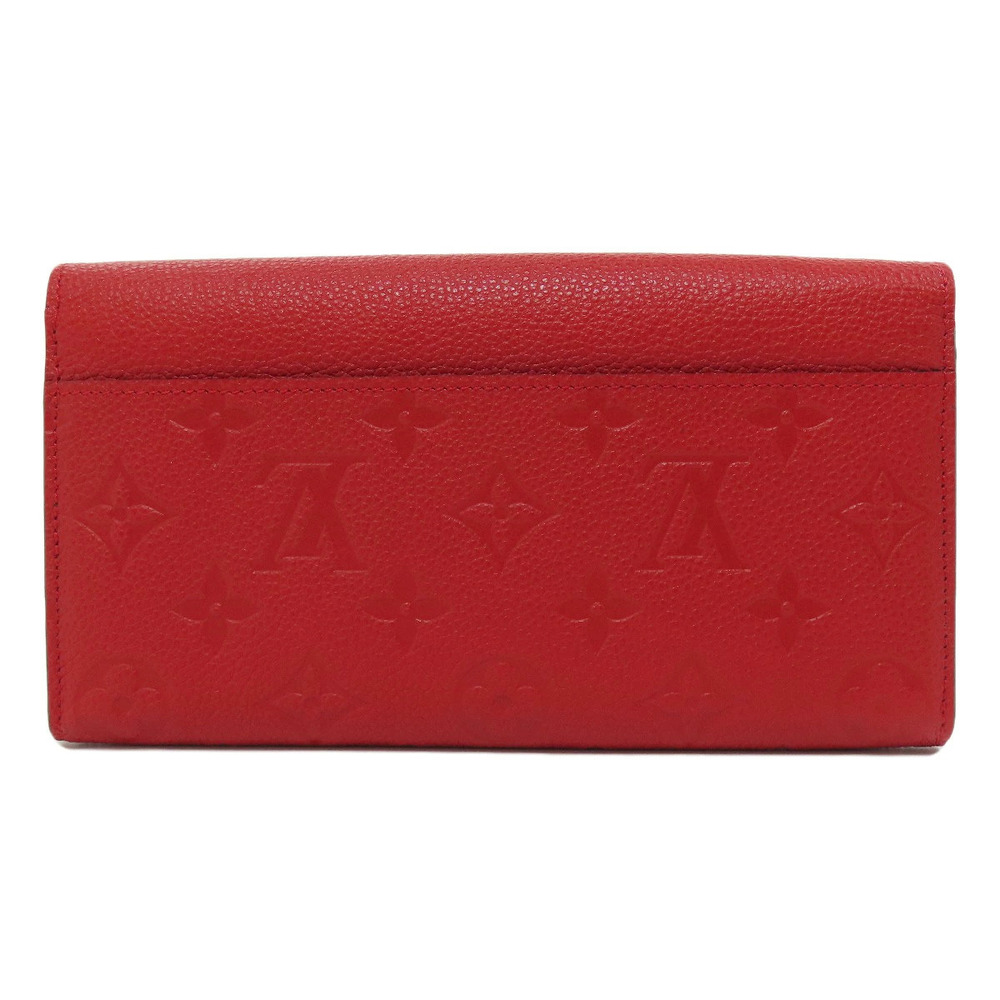 Louis Vuitton Sarah Long Wallet Portefeuille Empreinte Black